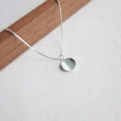 【限定セール価格】シルバー925 ラウンド ペンダント ネックレス
