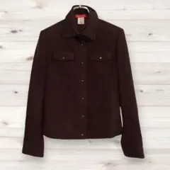 O0683【ワールド】ジャケット（2）長袖羽織 アウター 無地 着回し