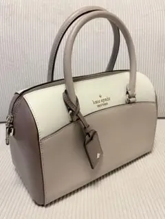 kate spade ハンドバッグ ベージュ/ホワイト/ピンク