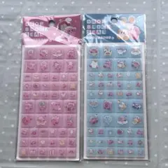 【新品】カービィ タイルシール ピンク&水色 2個セット 正規品
