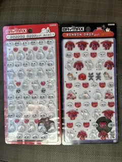 BAYMAX BONBON DROP mini キャラクターシール 2枚セット