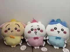 ちいかわ ぬいぐるみ 3点セット - メルカリ