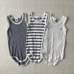 PETIT BATEAU プチバトー ボディスーツ タンクトップ12m/74cm