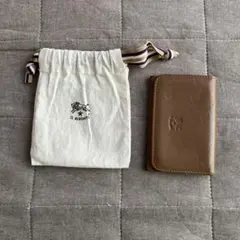 IL BISONTE ブラウン レザー カードケース