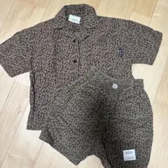 ヒョウ柄シャツとショーツセット