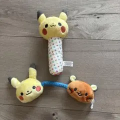 モンポケ　はじめてのにぎってプップ&はじめてのなかよしラトル 2点セット