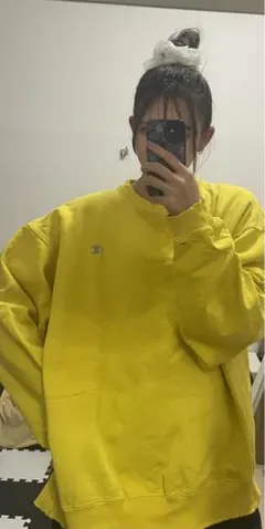 CHAMPION イエロー トレーナー XL