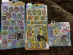 おぱんちゅうさぎ　んぽちゃむ　うるちゅる　おはじきシール　シール 3つ　正規品