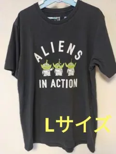 UNIQLO ユニクロ エイリアン 半袖 Tシャツ ブラック Lサイズ