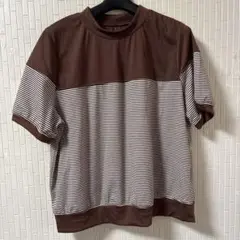 ハイネック半袖カットソー (新品未使用)
