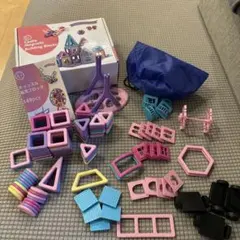 キャッスル磁気ブロック 149pcs 知育玩具　マグネットブロック磁石