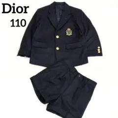 ディオール フォーマル スーツ 男の子 紺ブレ 金ボタン ネイビー Dior