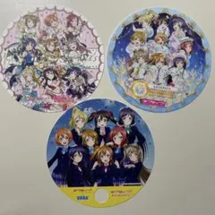 ラブライブ μ's コースター　うちわ GIGOコラボカフェ セガコラボカフェ