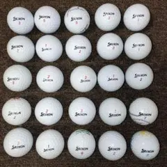 【SRIXON】シリーズ色々　ロストボール　白色　25球