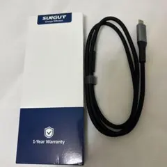 新品未使用✨SUNGUY USB-C to USB-C ケーブル1m 高速充電
