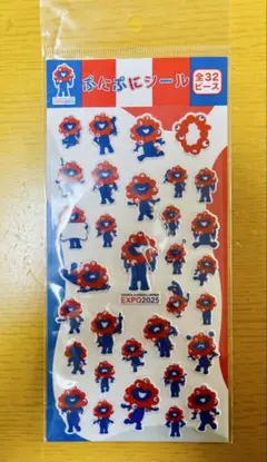 万博ミャクミャク　ぷにぷにシール　万博ミャクミャクシール　万博シール