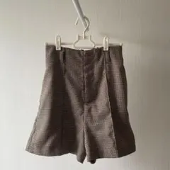 olive de olive 千鳥柄ショートパンツ