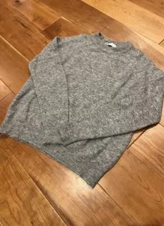 Zara グレーニット　セーター　モヘアニット