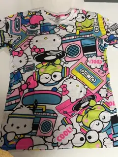正規品★USED! ZUMBA×HELLO KITTY柄TシャツXS/S