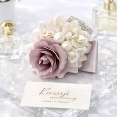 在庫わずか　コサージュ　桜ピンクローズ　フラワー　卒園式　卒業式　入園式　入学式