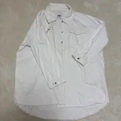 ZARA ホワイト デニムジャケット Mサイズ