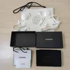 CHANEL 箱　布製の袋　カメリア　リボン ショップ袋