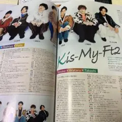 129 TVfan CROSS 41 切り抜き Kis-My-Ft2