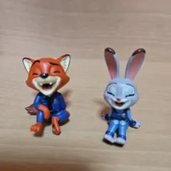 ズートピア☆ニック・ワイルドとジュディ・ホップス フィギュアセット