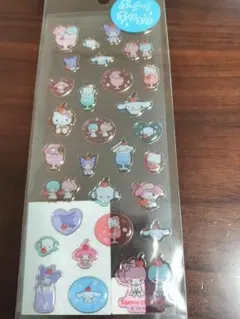 サンリオ　ぷっくりキラキラシール