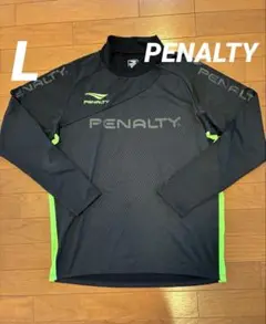 PENALTY 長袖シャツ L 黒/緑