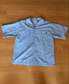 MY LITTLE WONDER 半袖シャツ 水色ストライプ