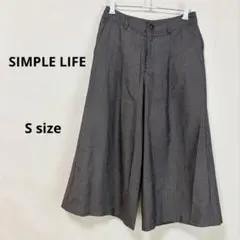 ガウチョパンツ チェック