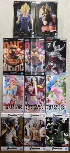 プライズフィギュア 11体まとめ売りワンピース ドラゴンボール