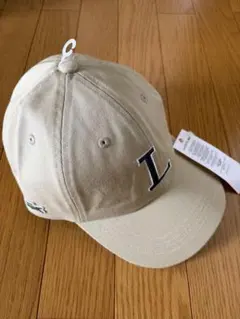 【新品】LACOSTE ラコステ ⭐︎ロゴ キャップ ベージュ