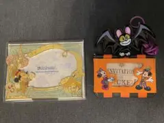 ディズニー バケーションパッケージ限定写真立て　ハロウィンチケットホルダー