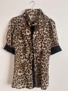 美品❣️サリアレオパードブラウスのサムネイル