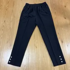 アンドラブ　テーパードパンツ　ブラックLサイズのサムネイル