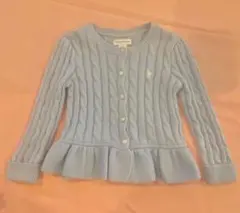 Ralph Lauren 水色 カーディガン 24M