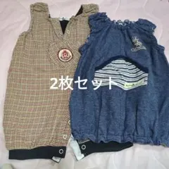 ⭐最終値下げ⭐てんとう虫 ロンパース 2枚セット 90cm