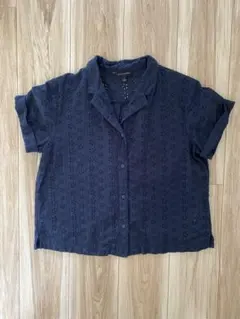 BANANA REPUBLIC 半袖シャツ　オープンカラーシャツ