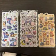 お尻シール　3パックセット⭐︎スティッチ、サンリオ、ズートピア