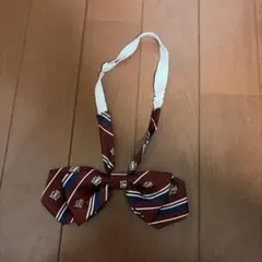 赤と青のストライプリボン