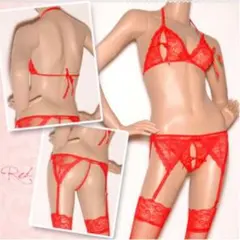 セクシー ランジェリー（赤）