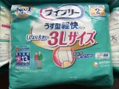 =お値下げ= ライフリー パンツタイプ うす型軽快パンツ 3Lx6パックのサムネイル