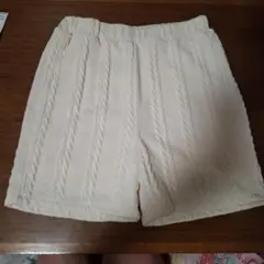 w closet ケーブル編みショートパンツ 新品