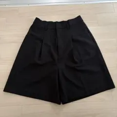 フミエタナカ サルエルハーフパンツ 黒 1 日本製 膝下 バルーン - メルカリ
