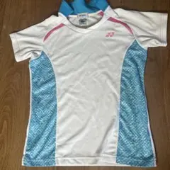 YONEX VersaCool 半袖ポロシャツ M ゼッケンボタン付き