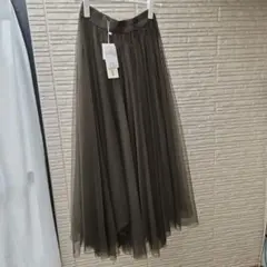 【お値下げ‼️】ワールド フレアチュールロングスカート