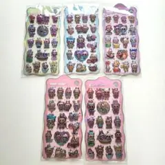 ラブブ3Dホログラムオーロラシールセット