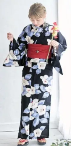 Dita 凪の藤ながれ 浴衣 帯 下駄 5点セット - メルカリ